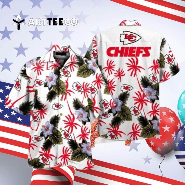 Kansas City Chiefs Summer Tropical Hawaiian Shirt 4