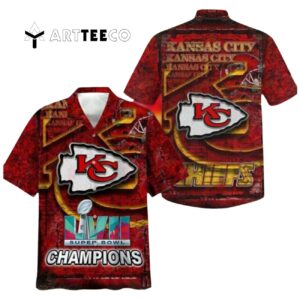 Kansas City Chiefs Super Bowl Lvii Hawaiian Shirt 1