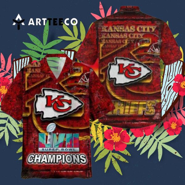 Kansas City Chiefs Super Bowl Lvii Hawaiian Shirt 3