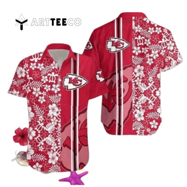 Kansas City Chiefs Tropical Design Hawaiian Shirt 1