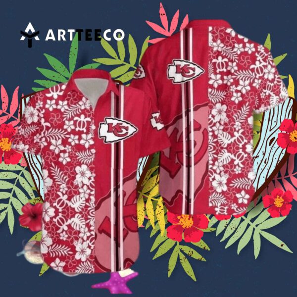 Kansas City Chiefs Tropical Design Hawaiian Shirt 3