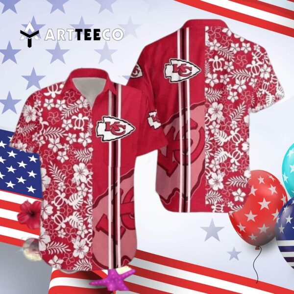 Kansas City Chiefs Tropical Design Hawaiian Shirt 4