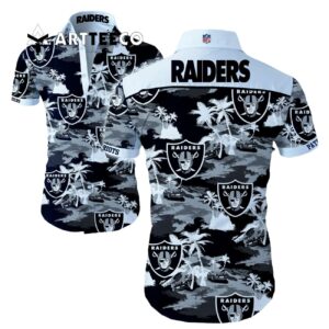 Las Vegas Raiders Discovery Football Hawaiian Shirt 1