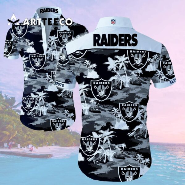 Las Vegas Raiders Discovery Football Hawaiian Shirt 2
