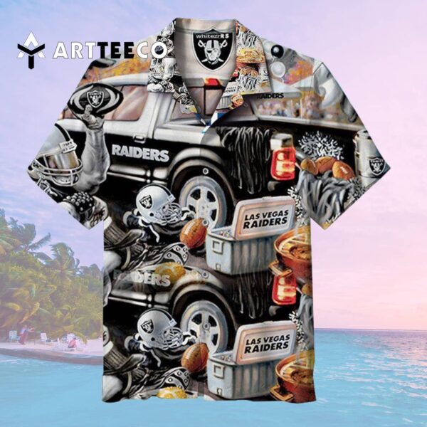Las Vegas Raiders Funny Hawaiian Shirt 2