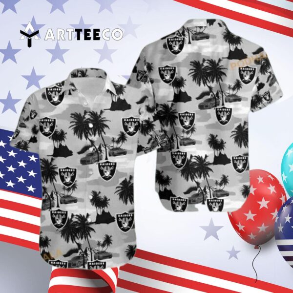 Las Vegas Raiders Gift For Beach Vacation Hawaiian Shirt 4