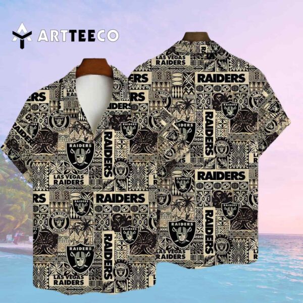 Las Vegas Raiders National Football League 2025 Aop V15 Hawaiian Shirt 2