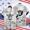 Las Vegas Raiders National Football League 2025 Aop V35 Hawaiian Shirt 4