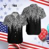 Las Vegas Raiders Ninja Cloud Black Forest Hawaiian Shirt 4