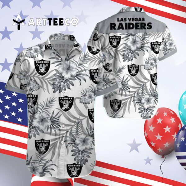 Las Vegas Raiders Special Beach Hawaiian Shirt 4