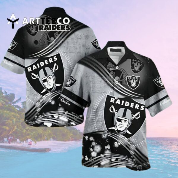 Las Vegas Raiders Special Beach Style Hawaiian Shirt 2