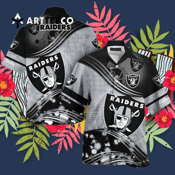 Las Vegas Raiders Special Beach Style Hawaiian Shirt 3
