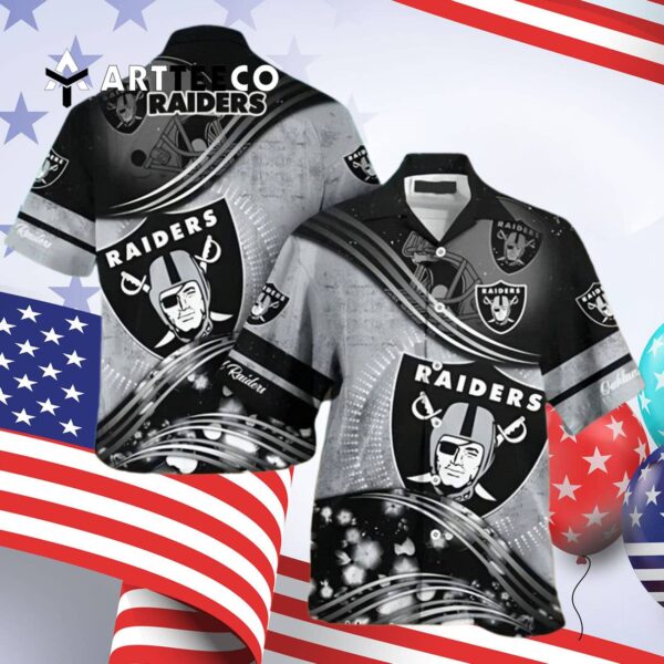 Las Vegas Raiders Special Beach Style Hawaiian Shirt 4