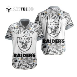 Las Vegas Raiders Special Floral Tropical Team Hawaiian Shirt 1