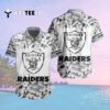 Las Vegas Raiders Special Floral Tropical Team Hawaiian Shirt 2