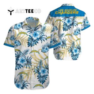 Los Angeles Chargers Beach For Fans Hawaiian Shirt 1
