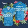 Los Angeles Chargers Flower And Logo Hawaiian Shirt 3