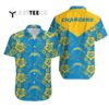 Los Angeles Chargers Flower And Logo V2 Hawaiian Shirt 1
