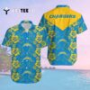 Los Angeles Chargers Flower And Logo V2 Hawaiian Shirt 2