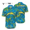 Los Angeles Chargers Flower Classic Hawaiian Shirt 1