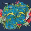 Los Angeles Chargers Flower Classic Hawaiian Shirt 3