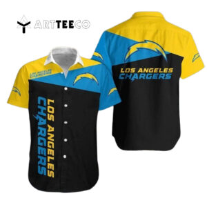 Los Angeles Chargers Football Logo Hawaiian Shirt 1