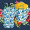 Los Angeles Chargers Hibiscus Flowers V1 Hawaiian Shirt 3
