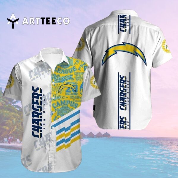 Los Angeles Chargers Limited Edition Hawaiian Shirt 2