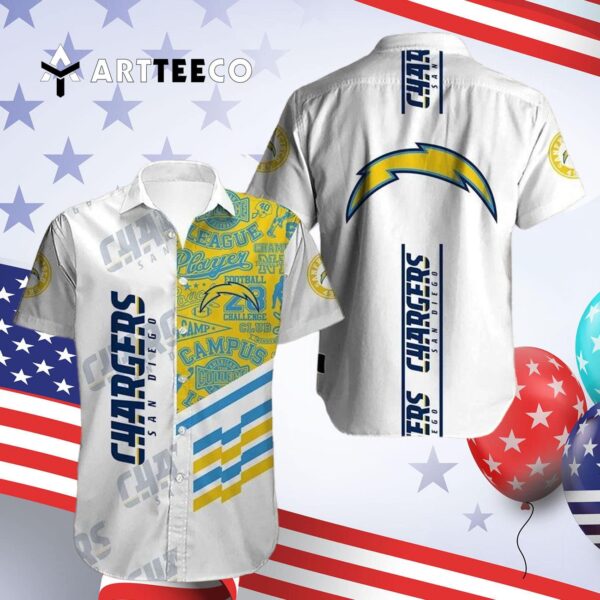 Los Angeles Chargers Limited Edition Hawaiian Shirt 4