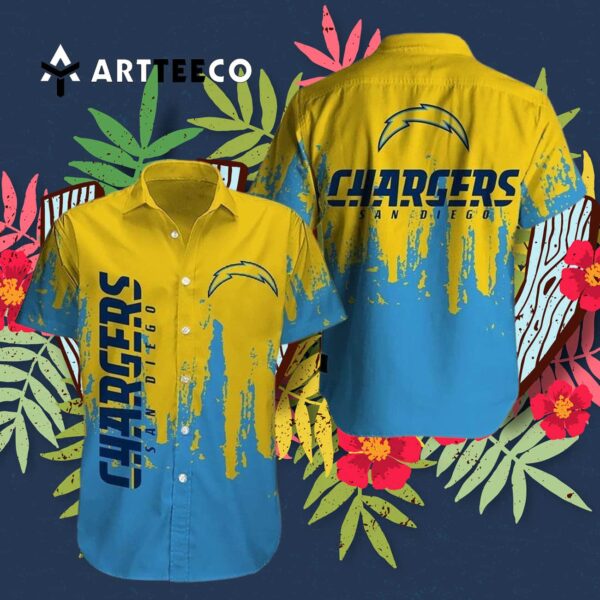 Los Angeles Chargers Limited Edition V1 Hawaiian Shirt 3