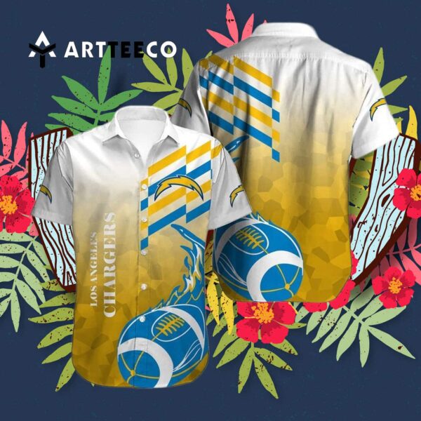 Los Angeles Chargers Limited Edition V2 Hawaiian Shirt 3