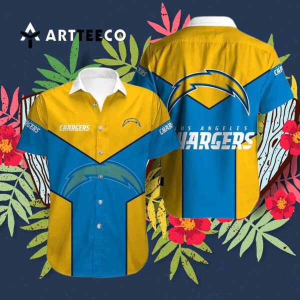 Los Angeles Chargers Limited Edition V4 Hawaiian Shirt 3