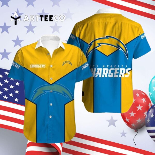 Los Angeles Chargers Limited Edition V4 Hawaiian Shirt 4