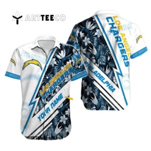 Los Angeles Chargers Nfl For Fans Hawaiian Shirt 1