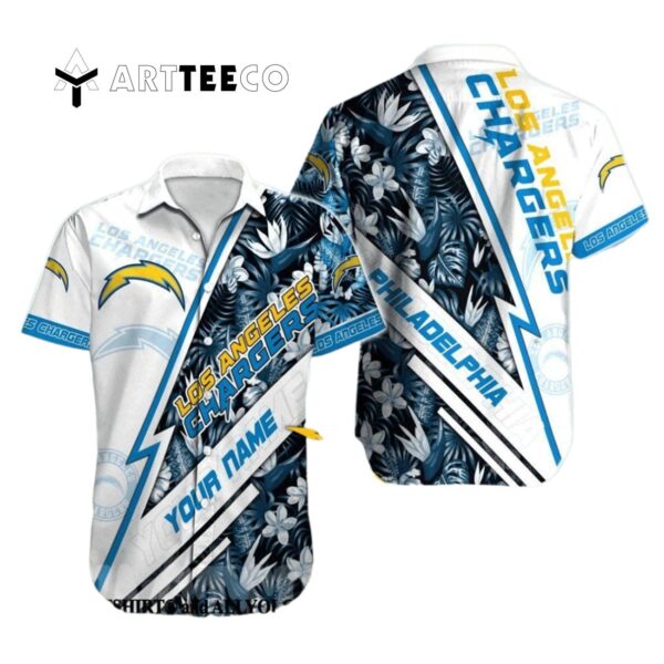 Los Angeles Chargers Nfl For Fans Hawaiian Shirt 1