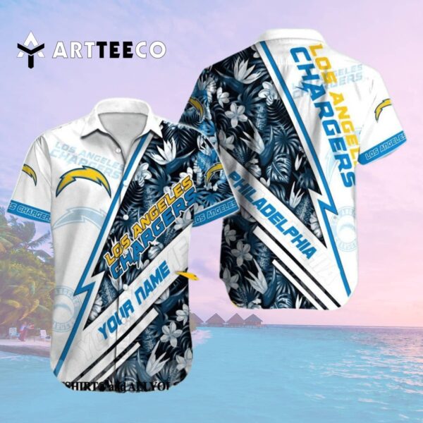 Los Angeles Chargers Nfl For Fans Hawaiian Shirt 2