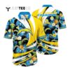 Los Angeles Chargers Ocean Waves Aloha Hawaiian Shirt 1
