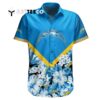 Los Angeles Chargers Short Floral Hawaiian Shirt 1