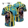 Los Angeles Chargers Skull Tropical Hawaiian Shirt 1