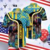 Los Angeles Chargers Skull Tropical Hawaiian Shirt 4