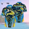 Los Angeles Chargers Straw Hats Aloha Hawaiian Shirt 2