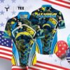Los Angeles Chargers Straw Hats Aloha Hawaiian Shirt 4