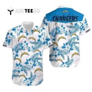 Los Angeles Chargers Summer Aloha Hawaiian Shirt 1