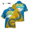 Los Angeles Chargers Summer Blue Gold Hawaiian Shirt 1