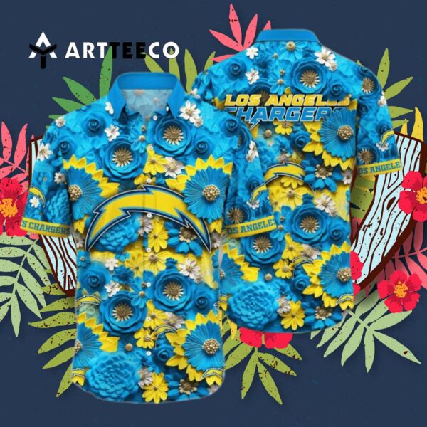 Los Angeles Chargers Trending For This Summer Hawaiian Shirt 3