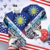 Los Angeles Chargers Us Flag Hawaiian Shirt 4