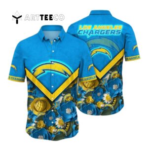 Los Angeles Chargers Vacation Aloha Hawaiian Shirt 1