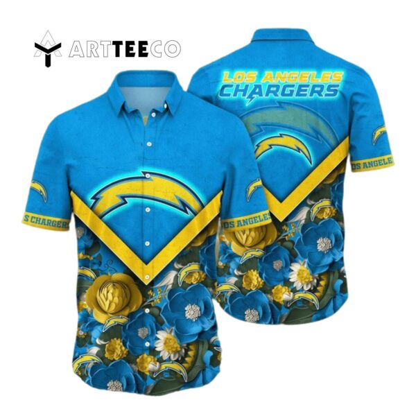 Los Angeles Chargers Vacation Aloha Hawaiian Shirt 1