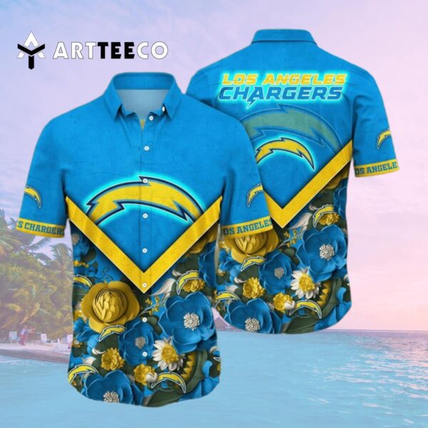 Los Angeles Chargers Vacation Aloha Hawaiian Shirt 2