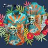 Miami Dolphins Baby Yoda Hawaiian Shirt 3